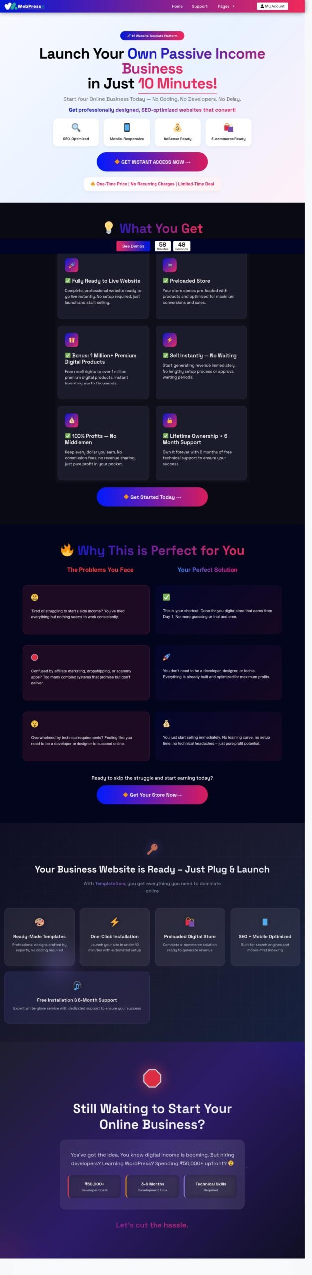 🚀 Start Your Own Template Business with 35+ Ready To Sale Templates Resale Right + 2000 Digital Products
