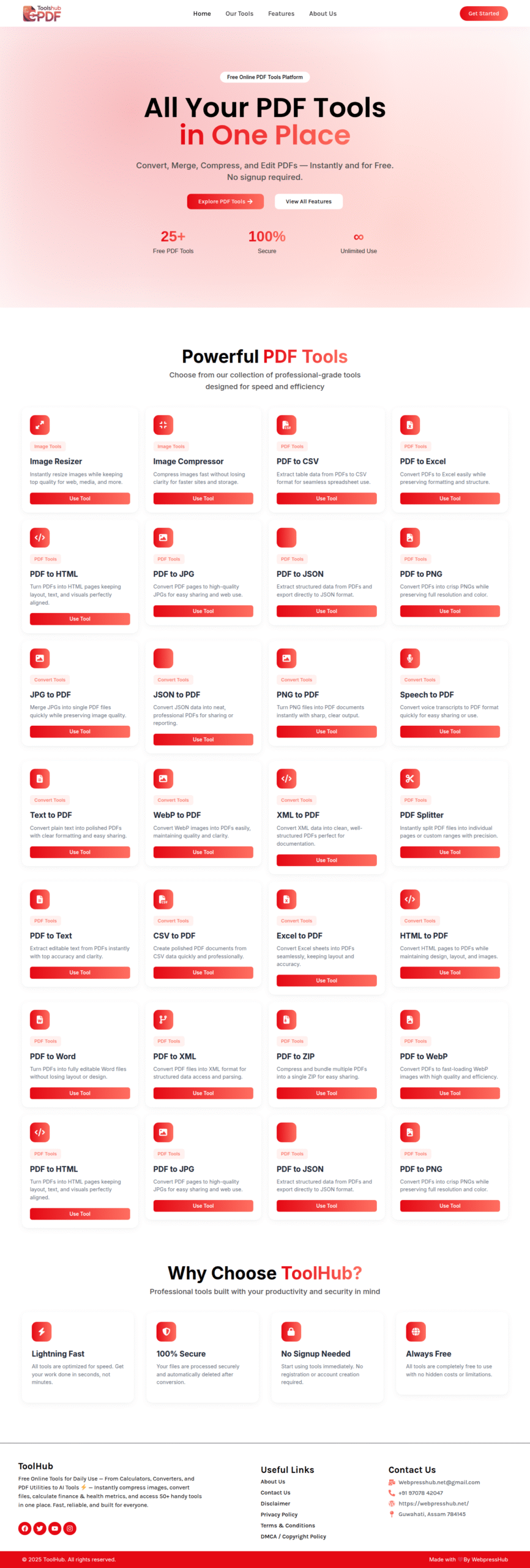AdSense Ready 25+ PDF Tools Website in WordPress Using GeneratePress ( With Resale Rights )